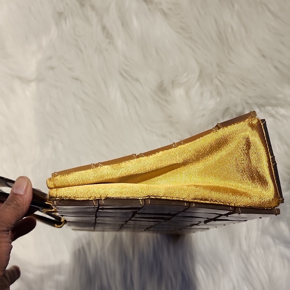 1950's Lucite Purse Tortoise tiles - Picture 6 of 10